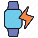 smartwatch, watch, device, technology, wristwatch, time, power, energy, electric