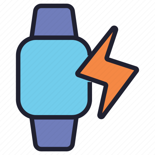 Smartwatch, watch, device, technology, wristwatch, time, power icon - Download on Iconfinder