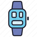 smartwatch, watch, device, technology, wristwatch, clock, time, ui, user