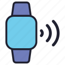 smartwatch, watch, device, technology, wristwatch, clock, network, wifi, wireless