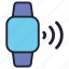 smartwatch, watch, device, technology, wristwatch, clock, network, wifi, wireless 