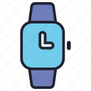smartwatch, watch, device, technology, wristwatch, clock, time, smart, timer