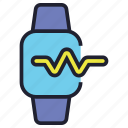 smartwatch, watch, device, technology, wristwatch, time, pulse, hand-watch, meter
