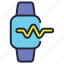 smartwatch, watch, device, technology, wristwatch, time, pulse, hand-watch, meter 