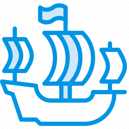 Antique, medieval, old, ship, spanish icon - Download on Iconfinder