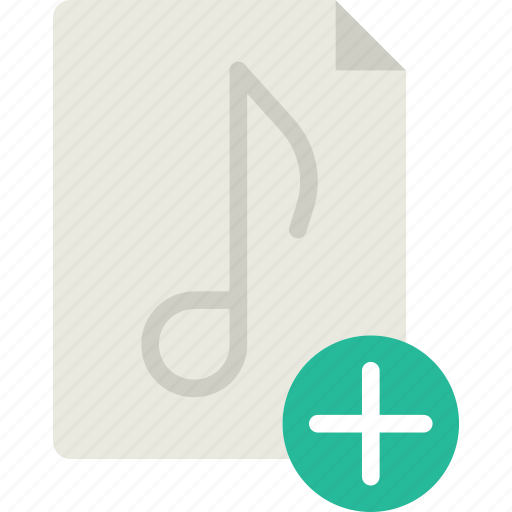 Add, audio, file, play, sound icon - Download on Iconfinder