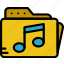 audio, folder, music, play, sound 