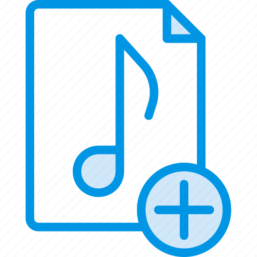 Add, audio, file, music, play, sound icon - Download on Iconfinder