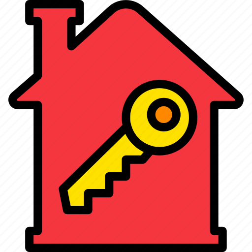Building, estate, home, house, key, property, real icon - Download on Iconfinder
