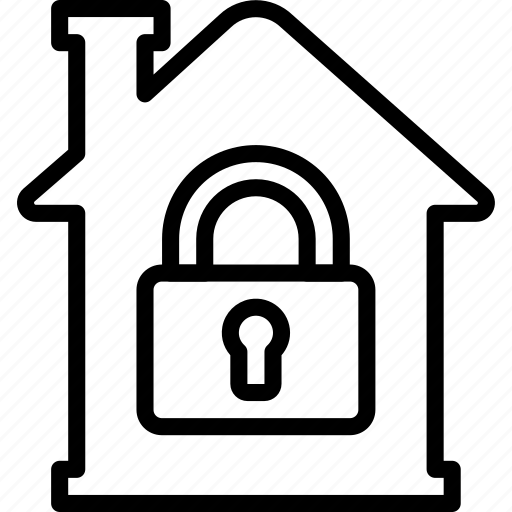 Building, estate, house, locked, property, real icon - Download on Iconfinder