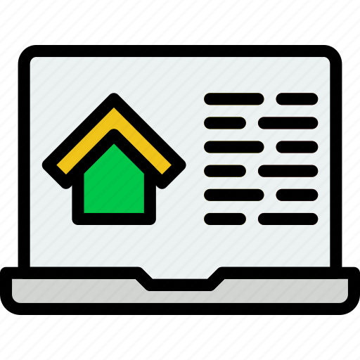 Browsing, building, estate, house, property, real icon - Download on Iconfinder