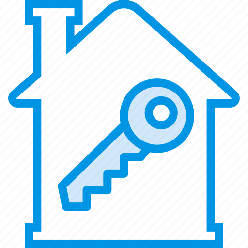 Building, estate, house, key, property, real icon - Download on Iconfinder