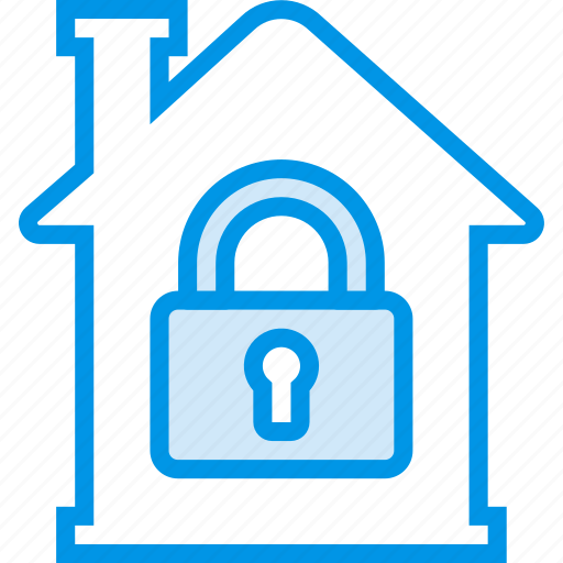 Building, estate, house, locked, property, real icon - Download on Iconfinder