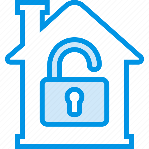 Building, estate, house, property, real, unlocked icon - Download on Iconfinder