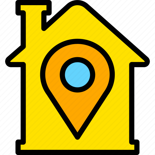 Building, estate, house, location, property, real icon - Download on Iconfinder