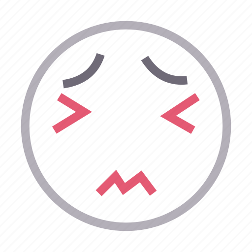 Confounded, emoji, emoticon, face, smiley icon - Download on Iconfinder