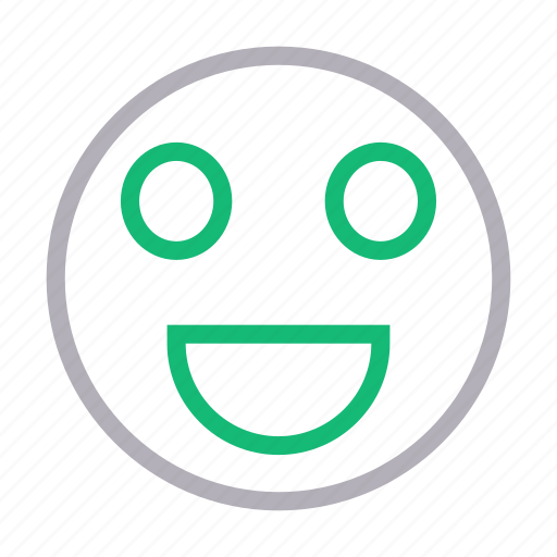 Emoji, emoticon, face, happy, smiling icon - Download on Iconfinder