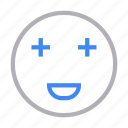 emoji, face, glad, happy, smiling