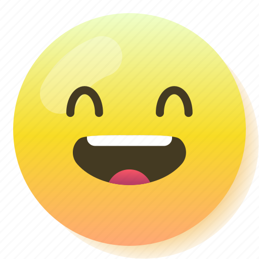 Emoji, emoticon, happy, laugh, smile, smiley icon - Download on Iconfinder