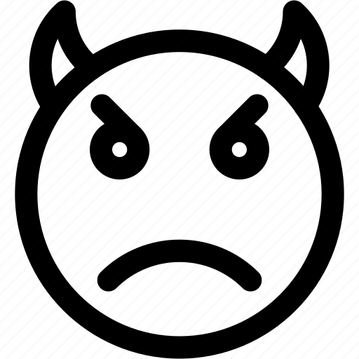 Angry, devil, emoticons, smiley, people icon - Download on Iconfinder