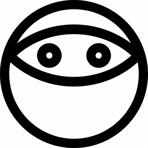 Ninja, emoticons, smiley, people icon - Download on Iconfinder
