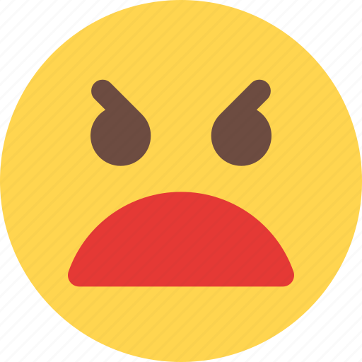 Angry, emoticons, smiley, expression icon - Download on Iconfinder