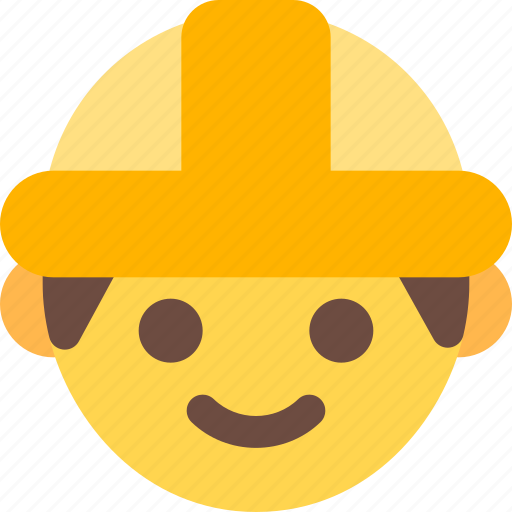 Construction, worker, emoticons, smiley icon - Download on Iconfinder