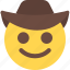 cowboy, emoticons, smiley, happy 