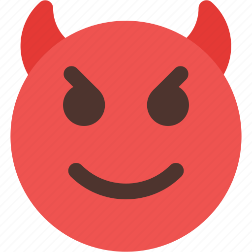 Smiling, devil, emoticons, smiley icon - Download on Iconfinder