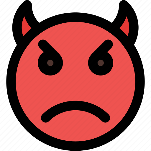 Angry, devil, emoticons, smiley, and, people icon - Download on Iconfinder