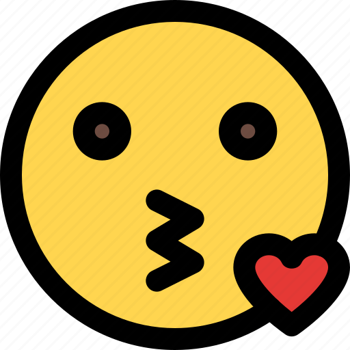 Blowing, a, kiss, emoticons, smiley, and, people icon - Download on Iconfinder