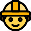 construction, worker, emoticons, smiley, and, people 