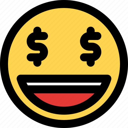 Dollar, eyes, emoticons, smiley, and, people icon - Download on Iconfinder