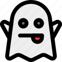 ghost, emoticons, smiley, and, people