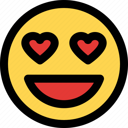 Heart, eyes, emoticons, smiley, and, people icon - Download on Iconfinder