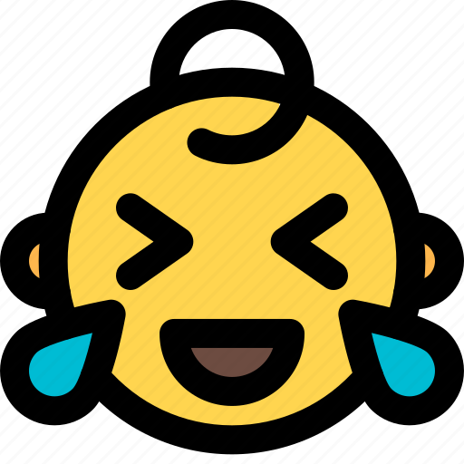 Laughing, baby, emoticons, smiley, and, people icon - Download on Iconfinder