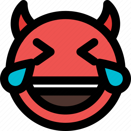Laughing, devil, emoticons, smiley, and, people icon - Download on Iconfinder
