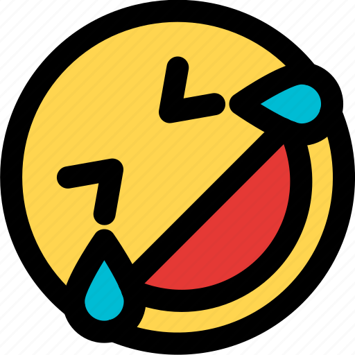 Rolling, on, the, floor, tears, emoticons, smiley icon - Download on Iconfinder