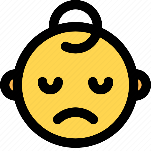 Sad, baby, emoticons, smiley, and, people icon - Download on Iconfinder