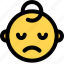 sad, baby, emoticons, smiley, and, people 