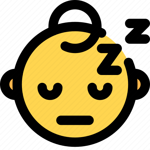 Sleeping, baby, emoticons, smiley, and, people icon - Download on Iconfinder