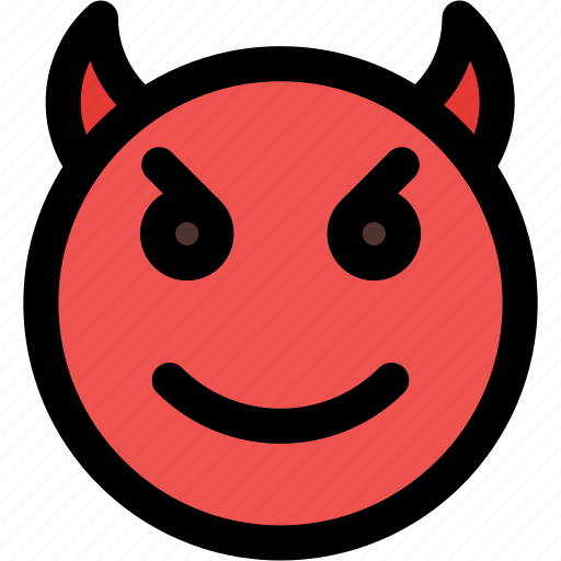 Smiling, devil, emoticons, smiley, and, people icon - Download on Iconfinder