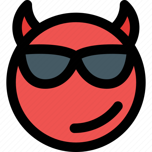 Sunglasses, devil, emoticons, smiley, and, people icon - Download on Iconfinder