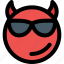 sunglasses, devil, emoticons, smiley, and, people 