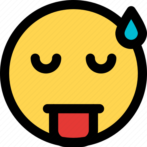 Tongue, sweat, emoticons, smiley, and, people icon - Download on Iconfinder