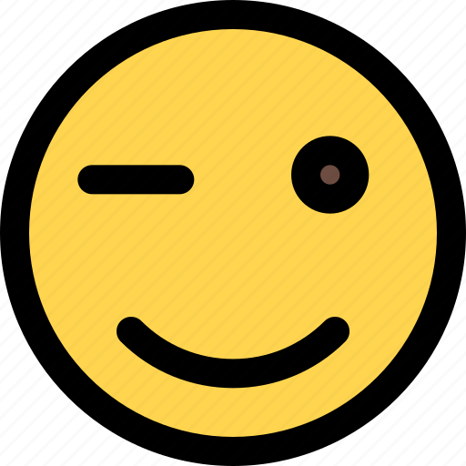Winking, emoticons, smiley, and, people icon - Download on Iconfinder