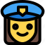 woman, police, emoticons, smiley, and, people 