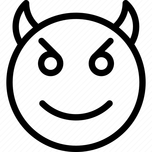 Smiling, devil, emoticons, smiley, people icon - Download on Iconfinder