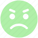 angry, angry face, emoticons, emotion, expression, gaze emoticon, smiley, stare emoticon