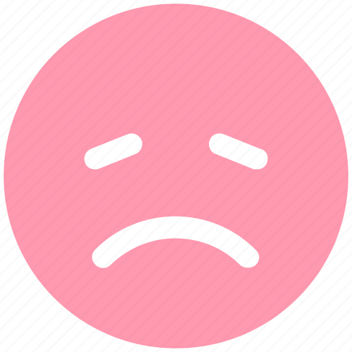 Bemused face, emotion, expression, nodding, sad face, smiley icon - Download on Iconfinder